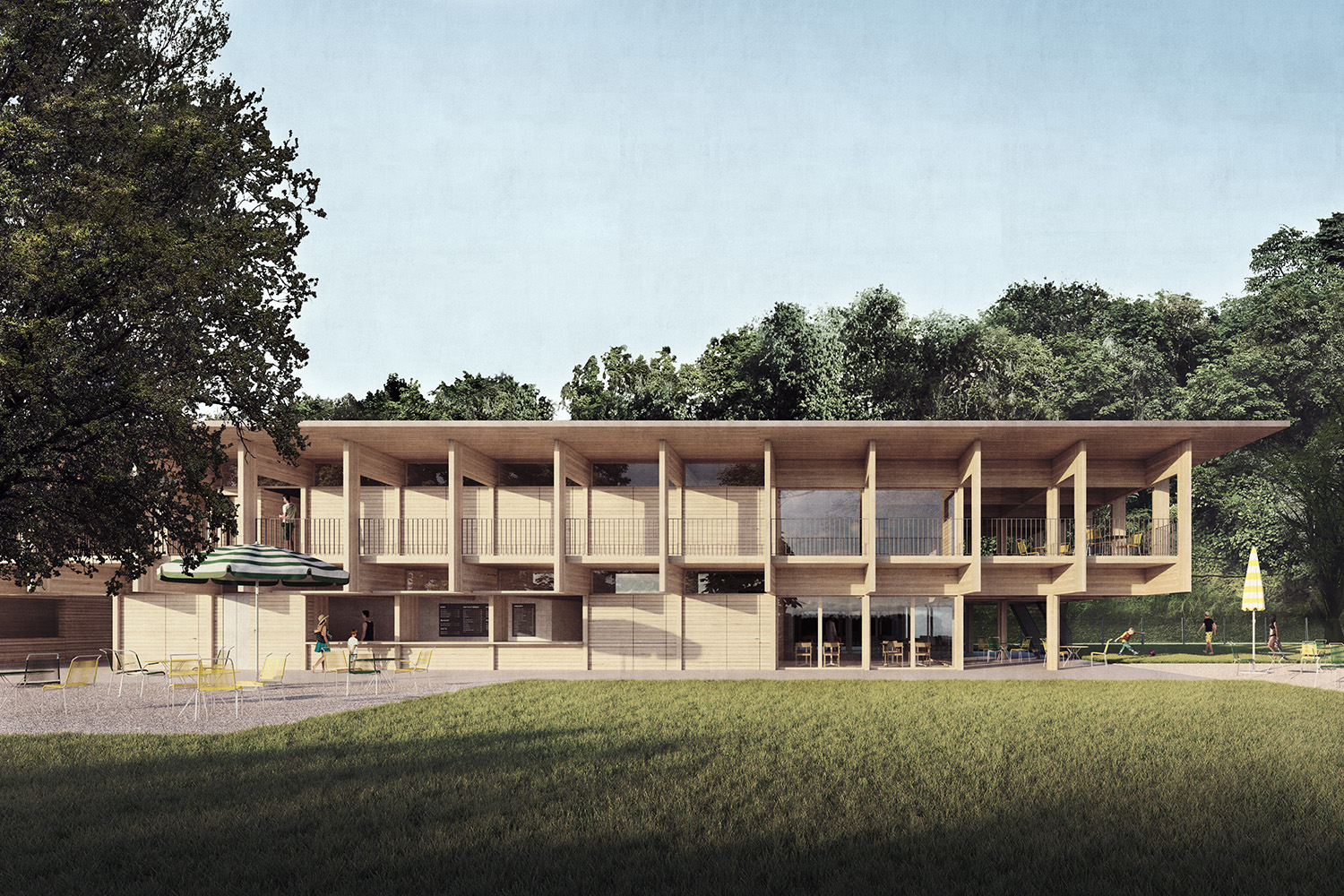 kit architects strandbad bruggerhorn st.margrethen